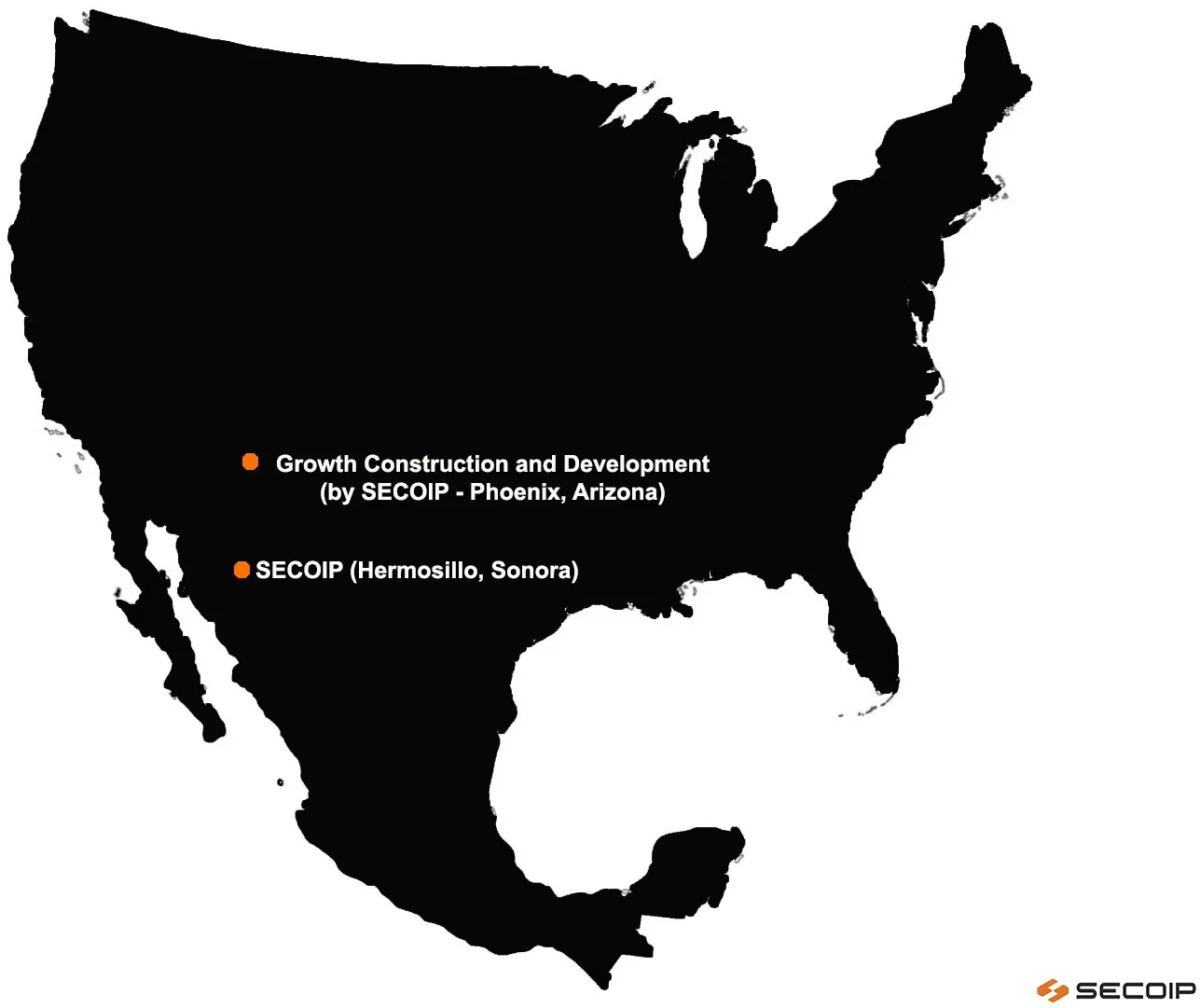 SECOIP y Growth Ubicaciones